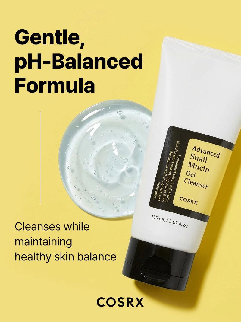 CosrX Advanced Snail Mucin Gel Cleanser